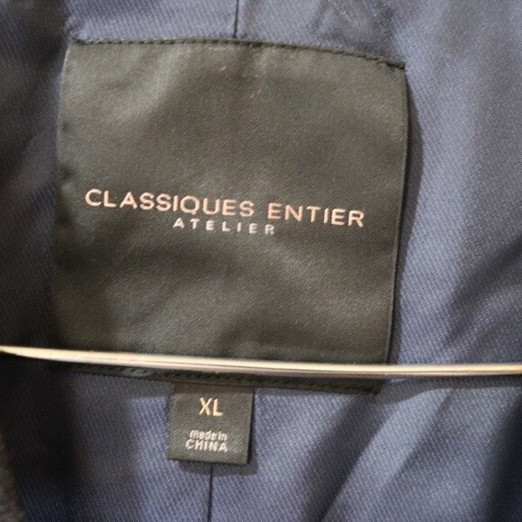 Classiques Entier Blue Wool Blend Blazer Jacket XL - Picture 15 of 16